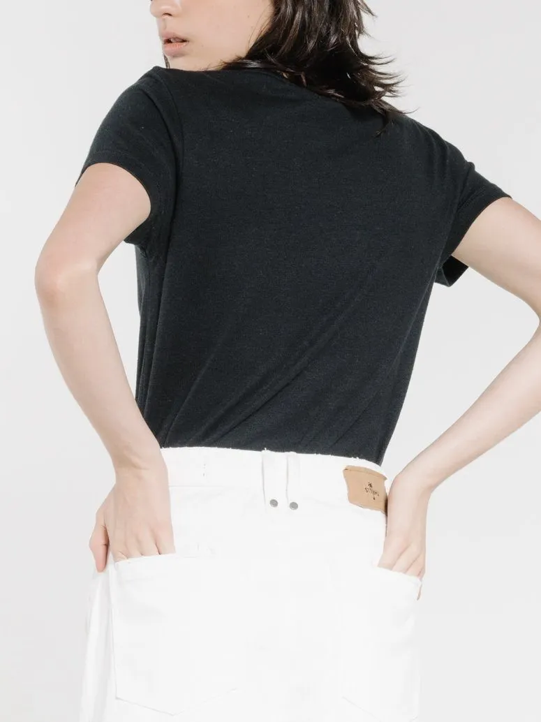 Hemp Slim Tee - Faded Black sold by Thrills product image thumbnail 3