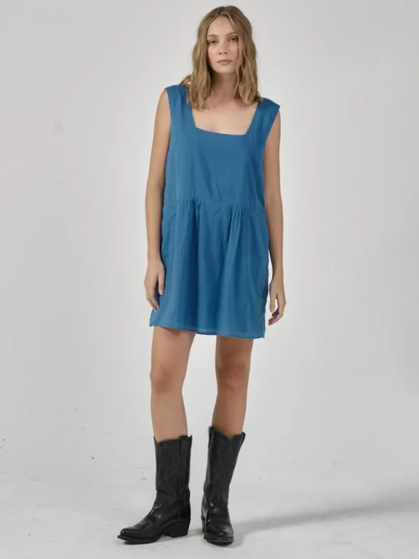 Linnea Mini Dress - Lapis Blue made by Thrills