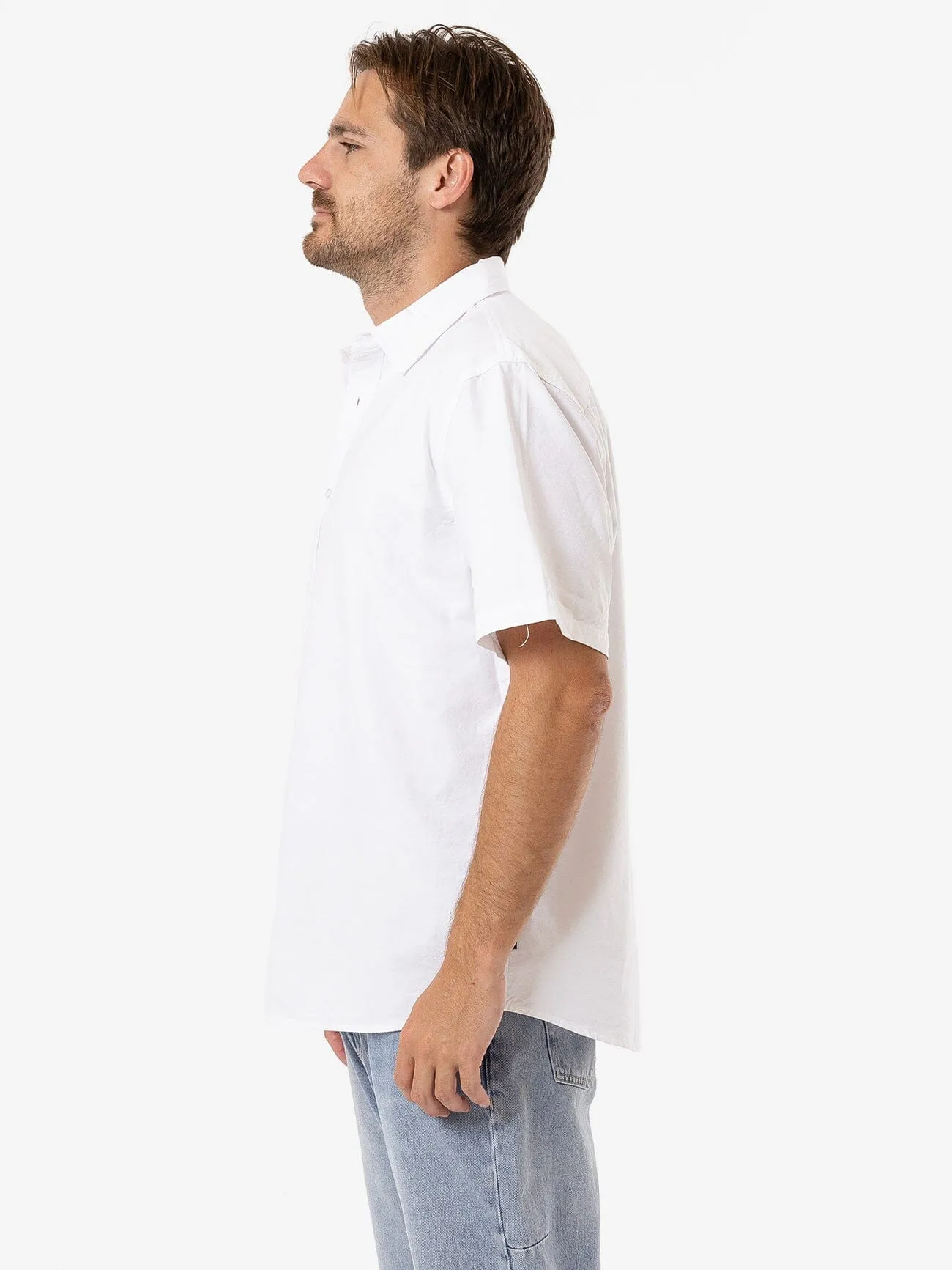 Occasions Oxford Short Sleeve Shirt - White sold by Thrills product image thumbnail 4