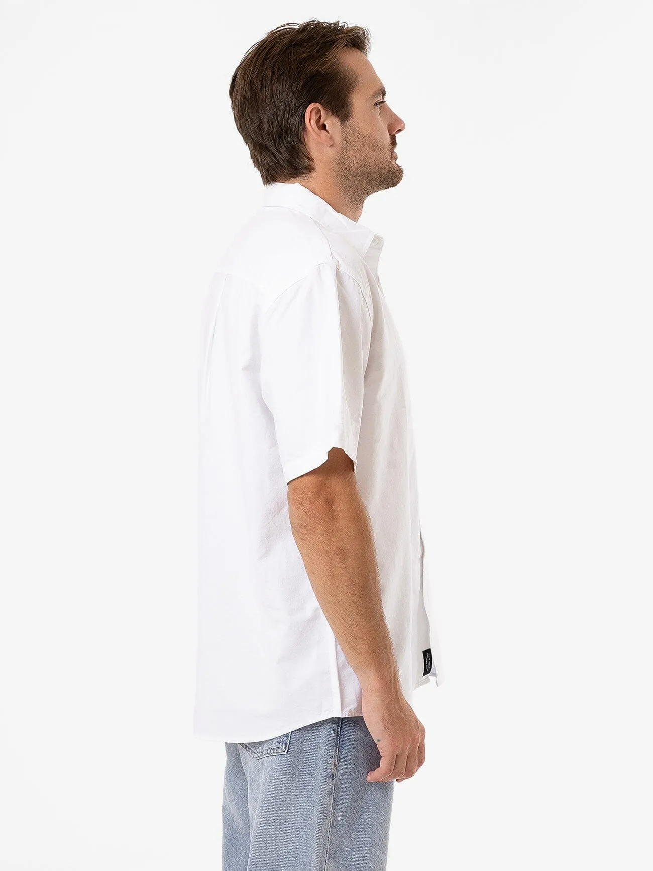 Occasions Oxford Short Sleeve Shirt - White sold by Thrills product image thumbnail 3