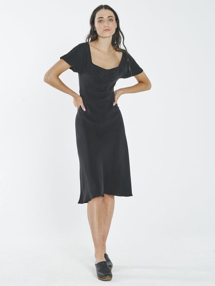 Kira Bias Dress - Antique Black sold by Thrills product image thumbnail 6