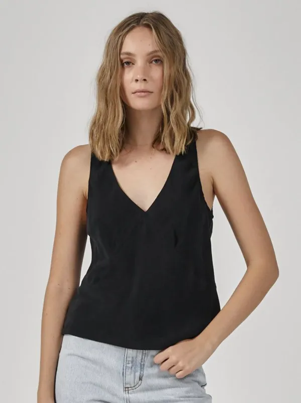 Indra Slip Camisole - Antique Black sold by Thrills