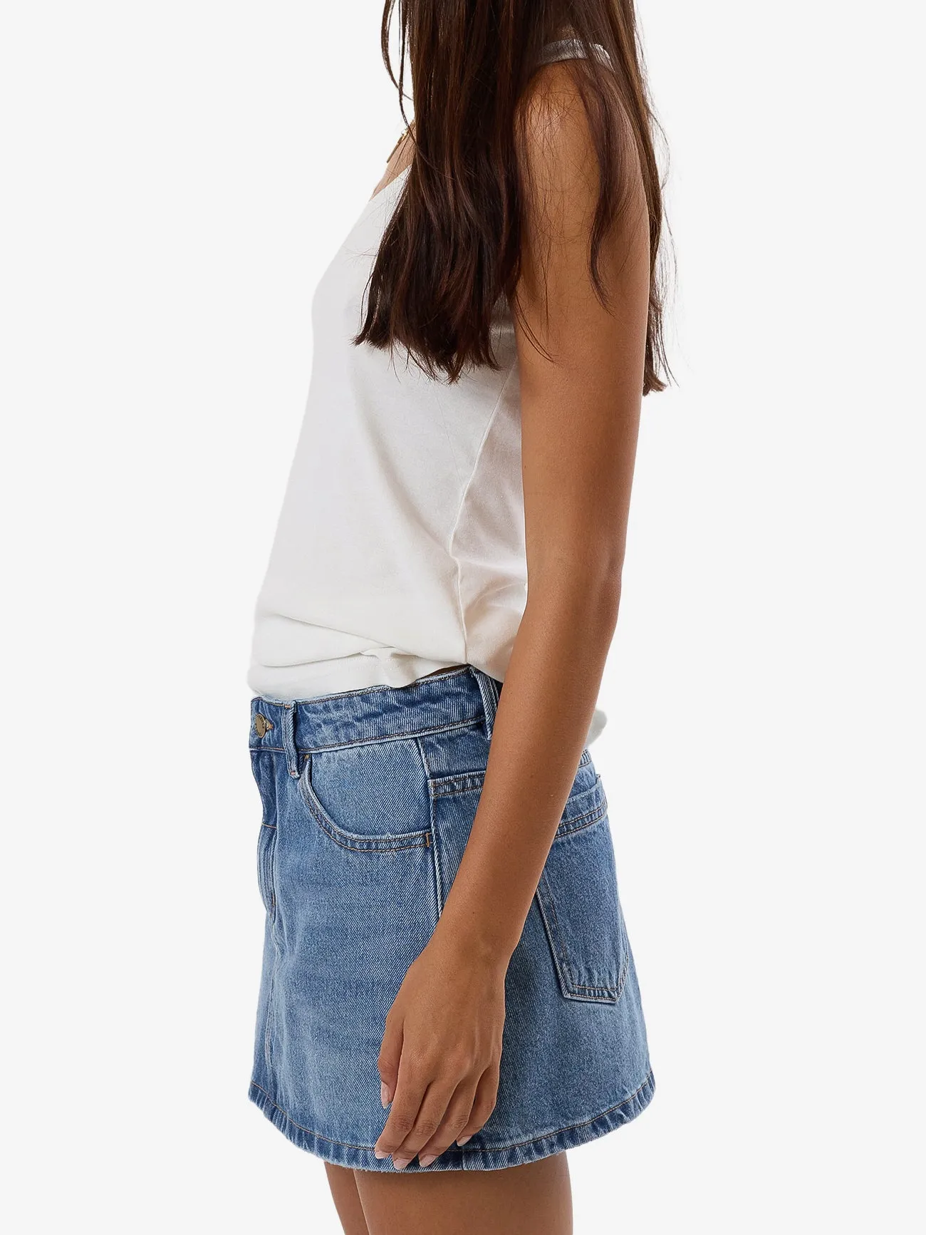 Sophie Skirt - Dark Dust Blue sold by Thrills product image thumbnail 5