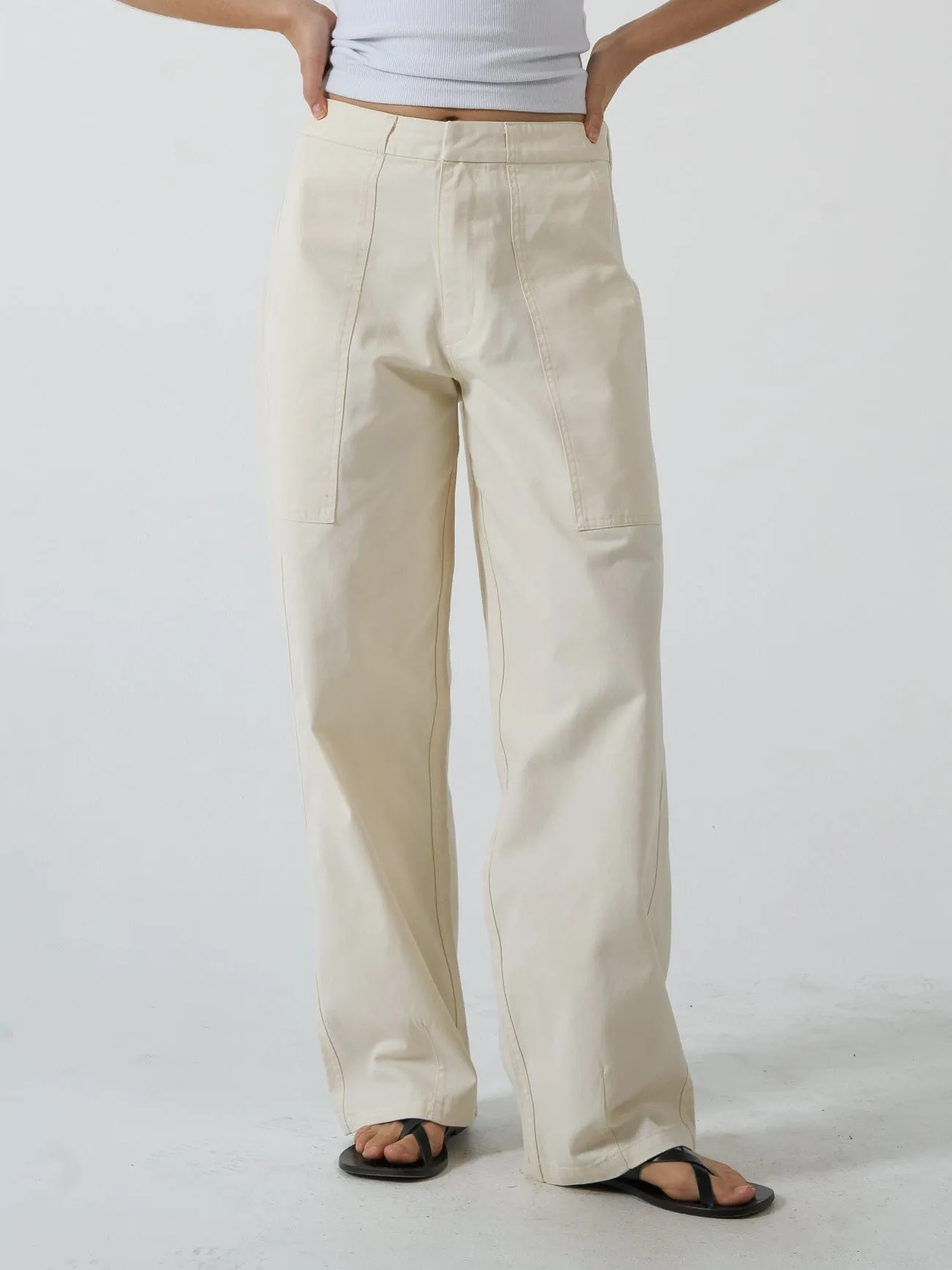 Mason Pant - Heritage White sold by Thrills