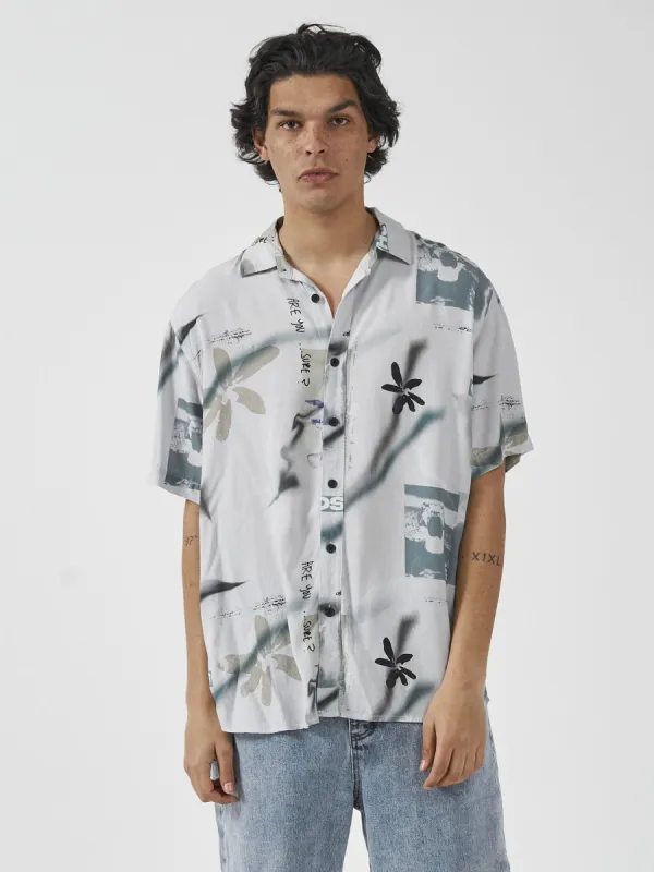 Electric Chaos Short Sleeve Shirt - Blue Mist sold by Thrills
