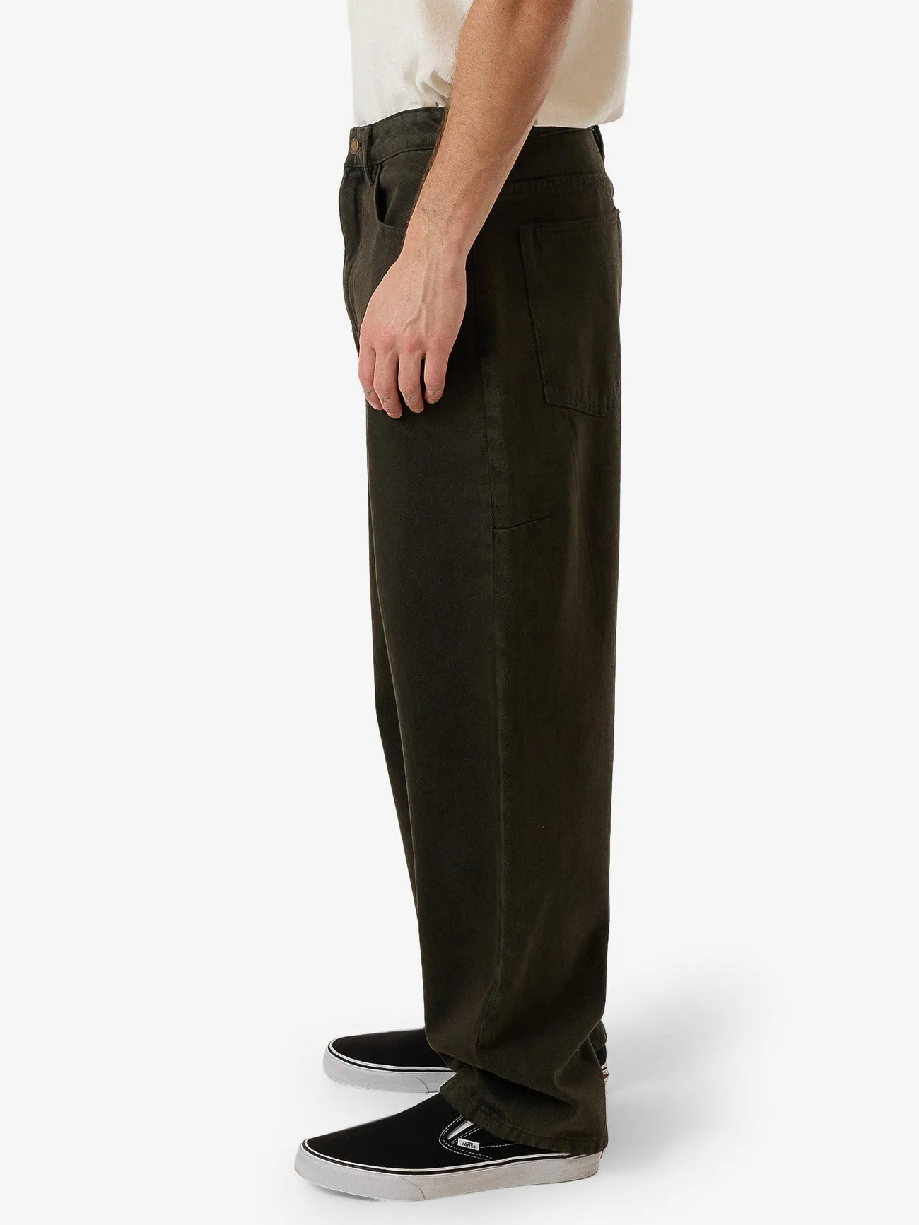 Biggest Slacker Big Baggy Denim Jean - Dark Canteen sold by Thrills product image thumbnail 3