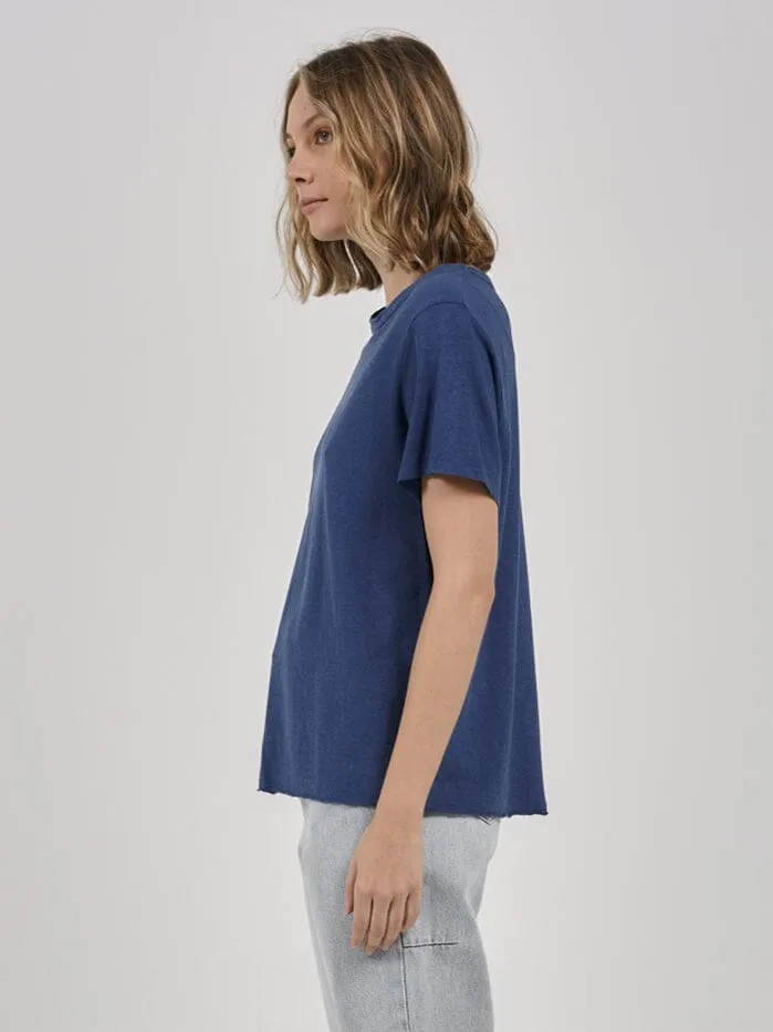Hemp Lightweight Relaxed Tee - Botanical Blue sold by Thrills product image thumbnail 3