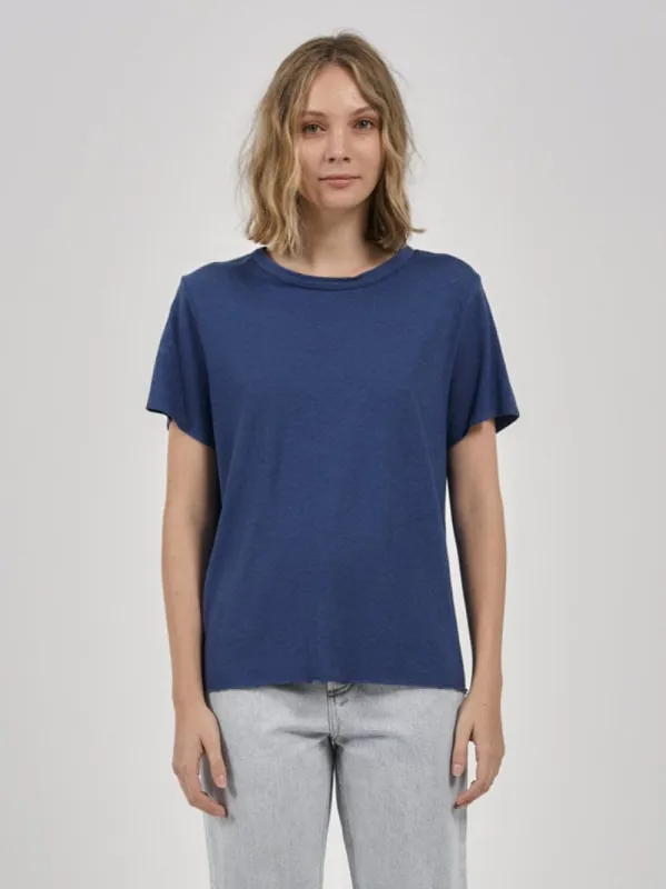 Hemp Lightweight Relaxed Tee - Botanical Blue sold by Thrills