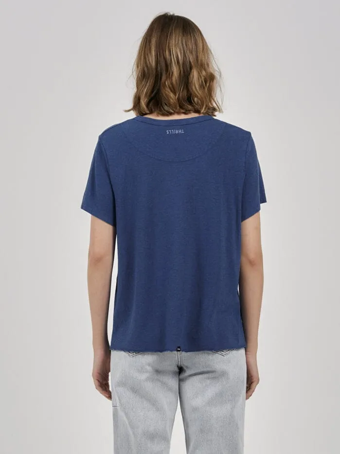 Hemp Lightweight Relaxed Tee - Botanical Blue sold by Thrills product image thumbnail 2