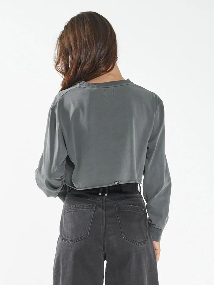 Blaze LS Merch Super Crop Tee - Merch Black sold by Thrills product image thumbnail 2