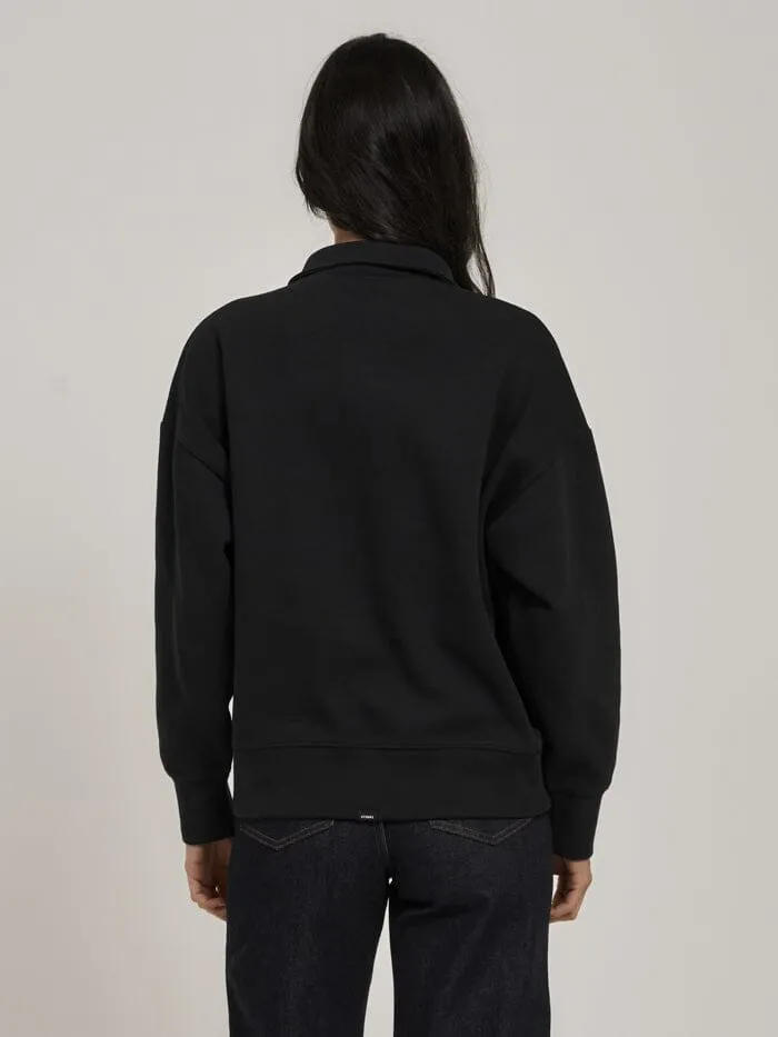 Animal House Quarter Zip Pullover - Washed Black sold by Thrills product image thumbnail 2
