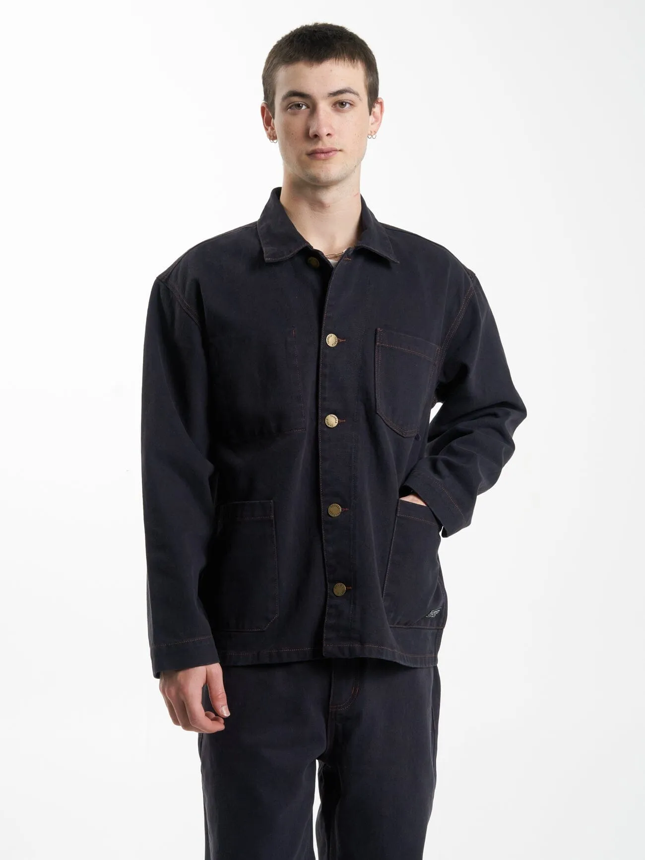 Work Shop Jacket - Midnight Blue sold by Thrills