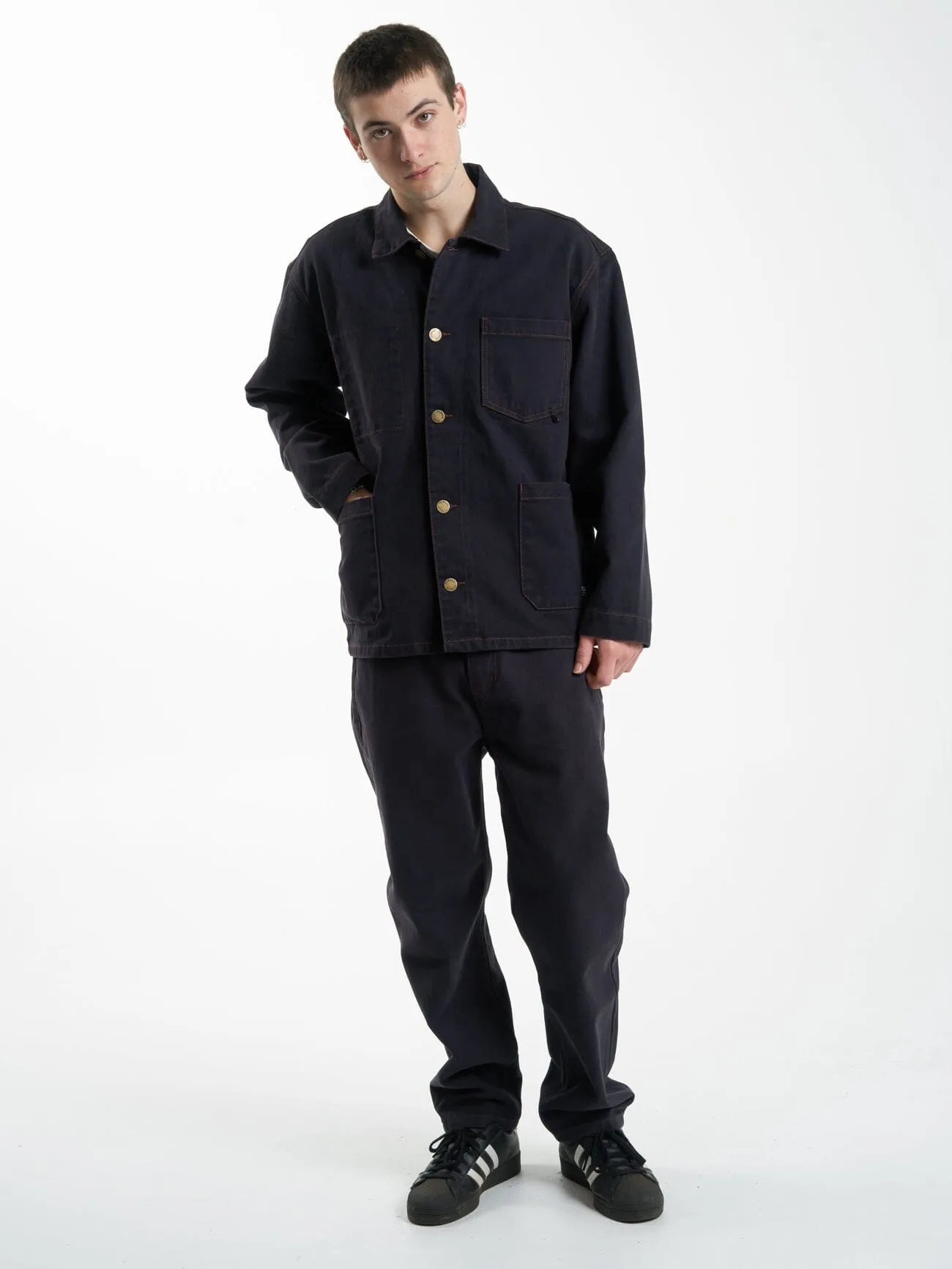 Work Shop Jacket - Midnight Blue sold by Thrills product image thumbnail 5