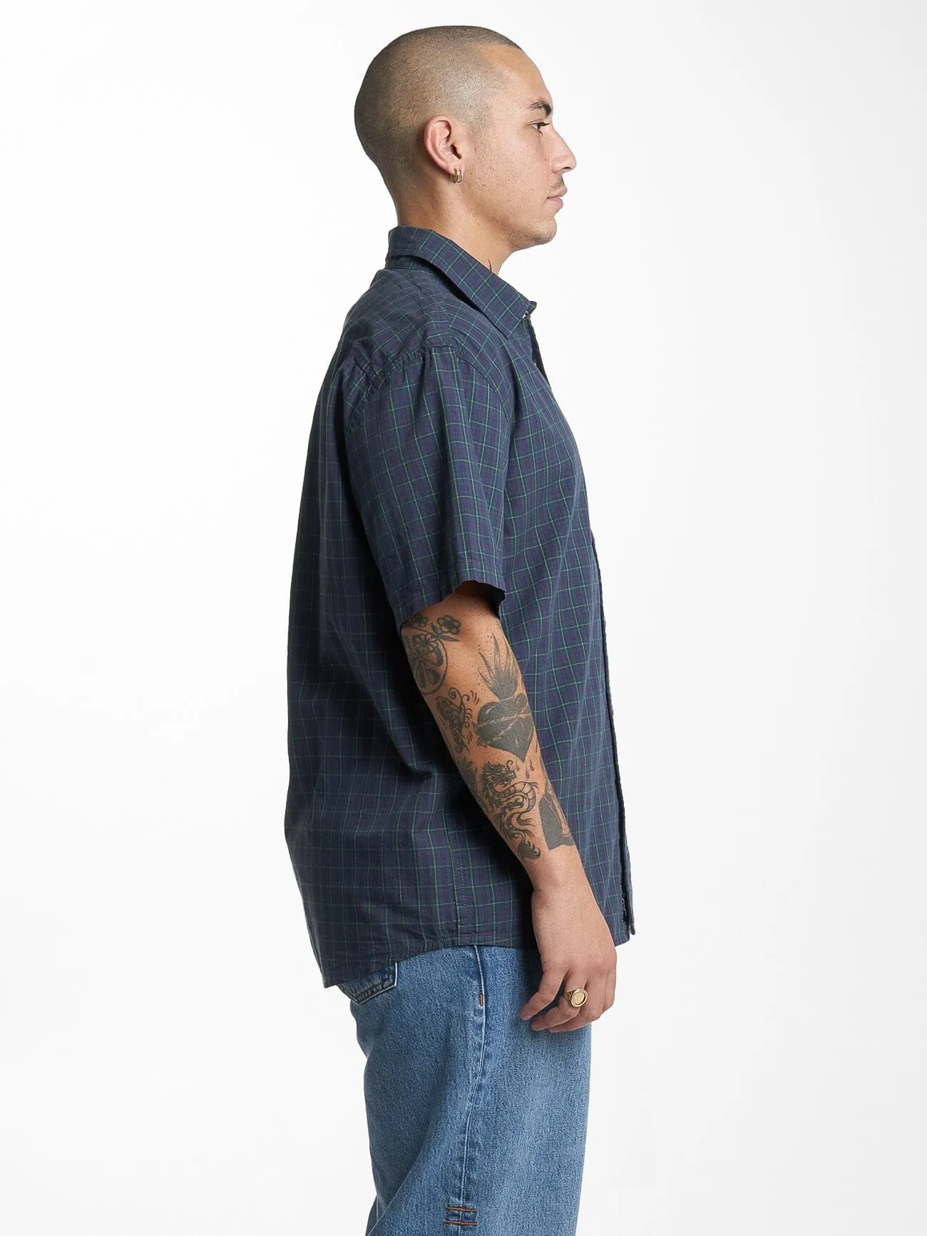 Wonderland Short Sleeve Shirt - Dark Slate sold by Thrills product image thumbnail 5