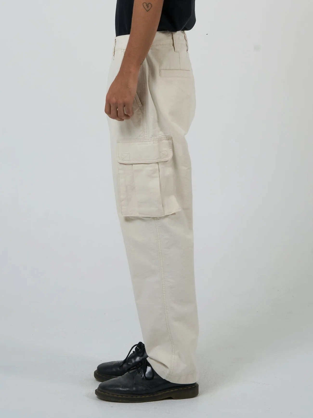 Slacker Union Cargo Pant - Heritage White sold by Thrills product image thumbnail 4