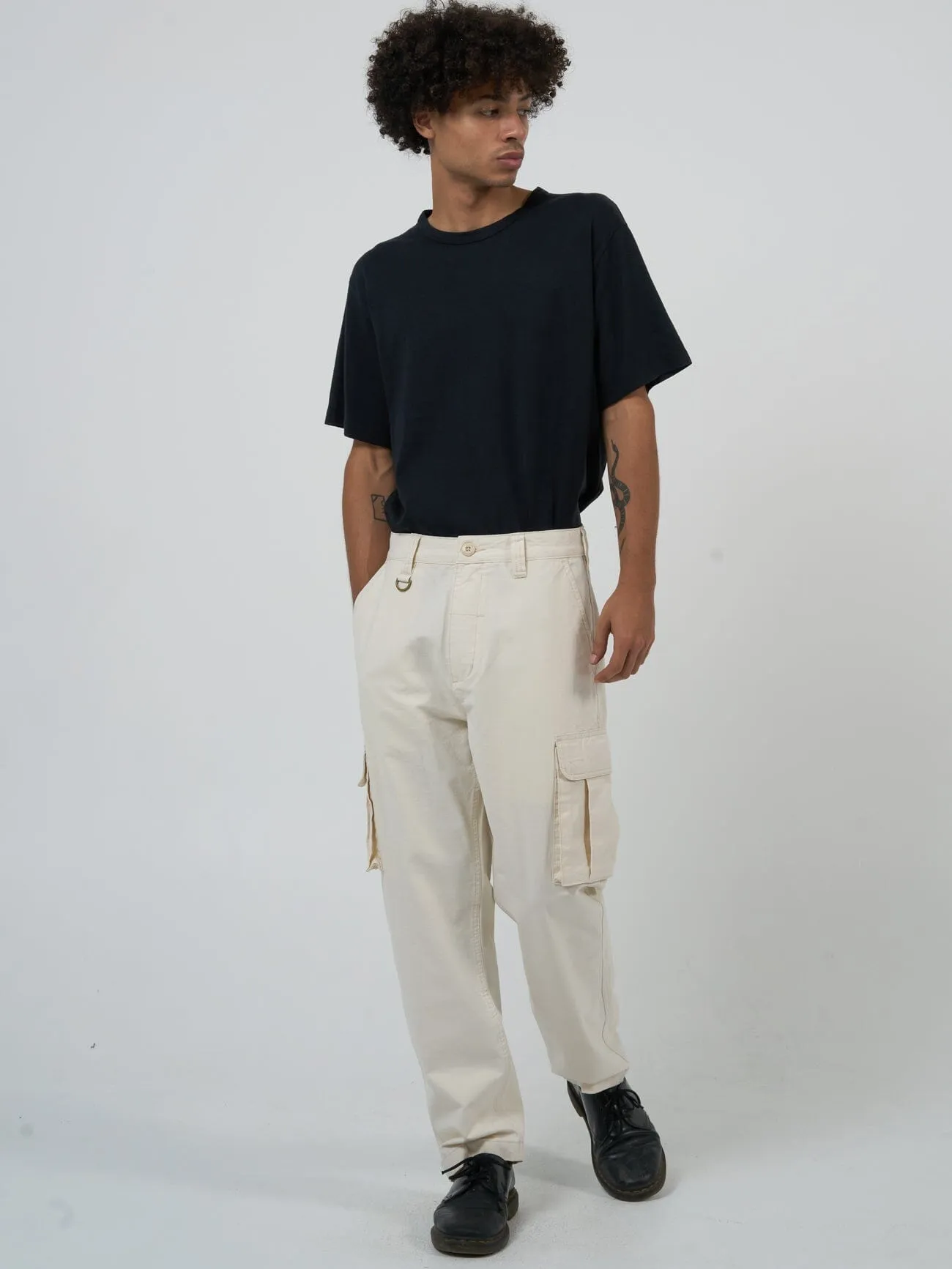Slacker Union Cargo Pant - Heritage White sold by Thrills product image thumbnail 5