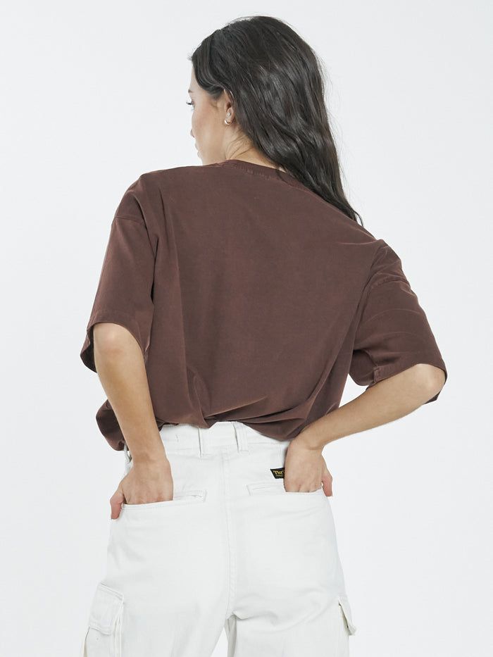 Far East Company Merch Fit Tee - Washed Cocoa sold by Thrills product image thumbnail 2