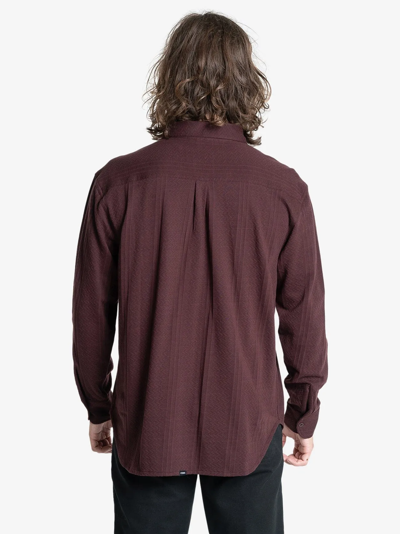 Future Feelings Long Sleeve Shirt - Deep Plum sold by Thrills product image thumbnail 2
