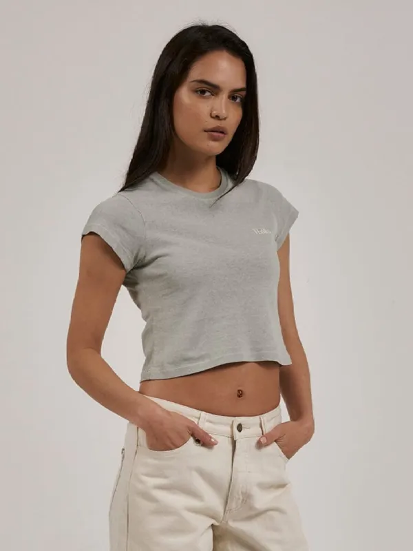 Tempo Hemp Mini Tee - Sage Grey sold by Thrills