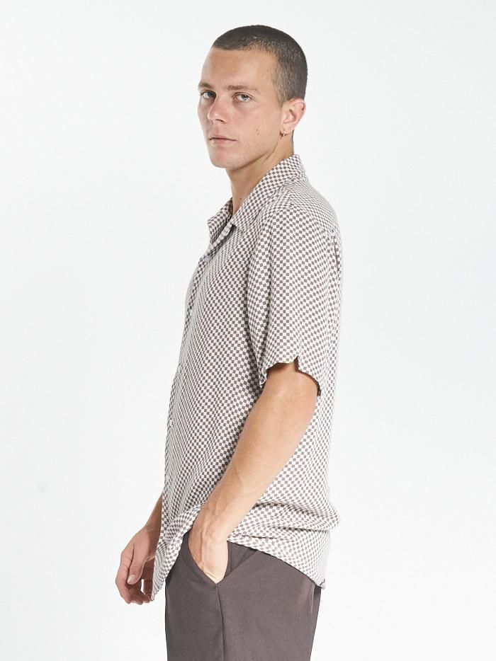 Aalto Bowling Shirt - Tobacco sold by Thrills product image thumbnail 3