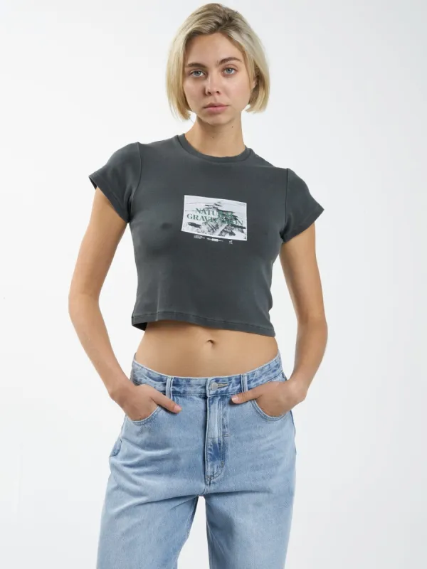 Gravitating Naturally Mini Tee - Merch Black sold by Thrills