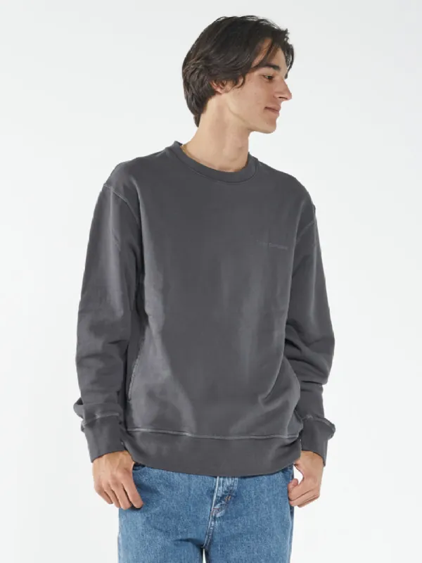Normal Situations Oversize Crew - Dark Charcoal sold by Thrills