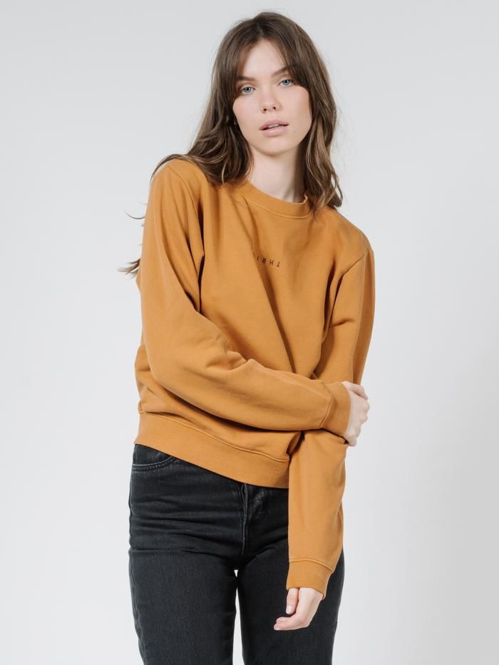 Minimal Thrills Crew - Golden Brown sold by Thrills