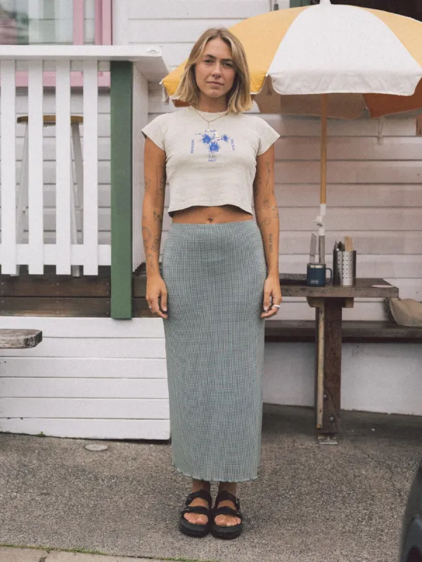 Levitation Mesh Skirt - Pistachio sold by Thrills