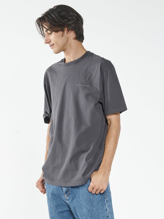 Normal Situations Oversize Fit Tee - Dark Charcoal sold by Thrills product image thumbnail 4
