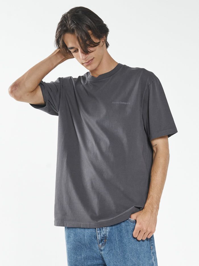 Normal Situations Oversize Fit Tee - Dark Charcoal sold by Thrills product image thumbnail 3