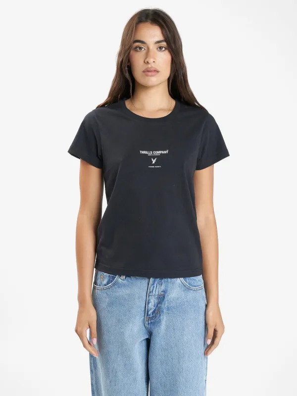 Honour Everyday Tee - Washed Black sold by Thrills