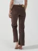 Alyssa Cord Pant - Postal Brown sold by Thrills