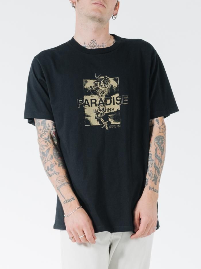 Hidden Paradise Merch Fit Tee - Black sold by Thrills
