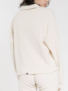 Hiatus 3/4 Zip Pullover - Unbleached sold by Thrills