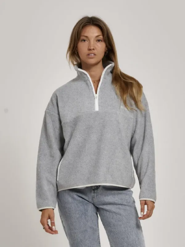 Minimal Thrills Polar Fleece - Grey Marle sold by Thrills
