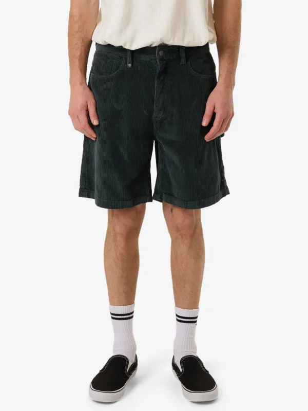 Slacker Cord Short - Dark Jade sold by Thrills