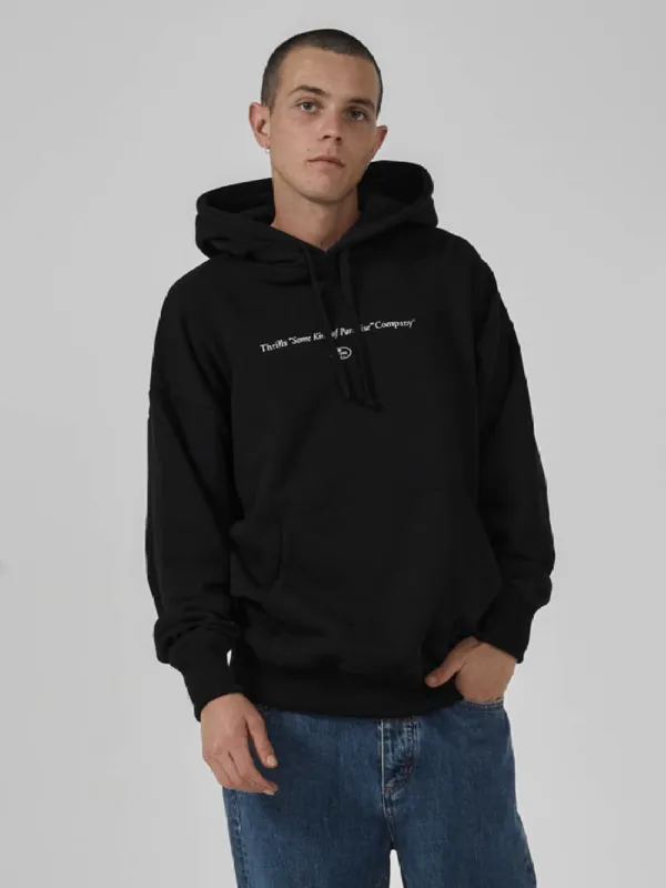 Some Kind Of Paradise Slouch Pull On Hood - Black sold by Thrills