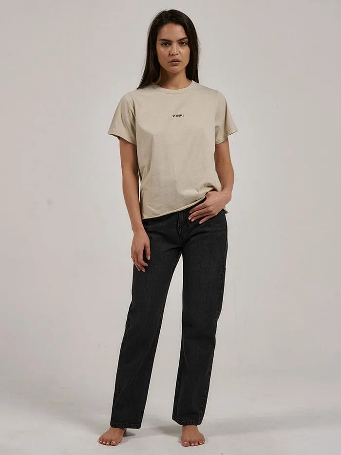 Minimal Thrills Relaxed Tee - Oatmeal sold by Thrills product image thumbnail 3
