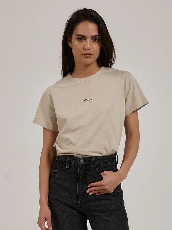 Minimal Thrills Relaxed Tee - Oatmeal sold by Thrills