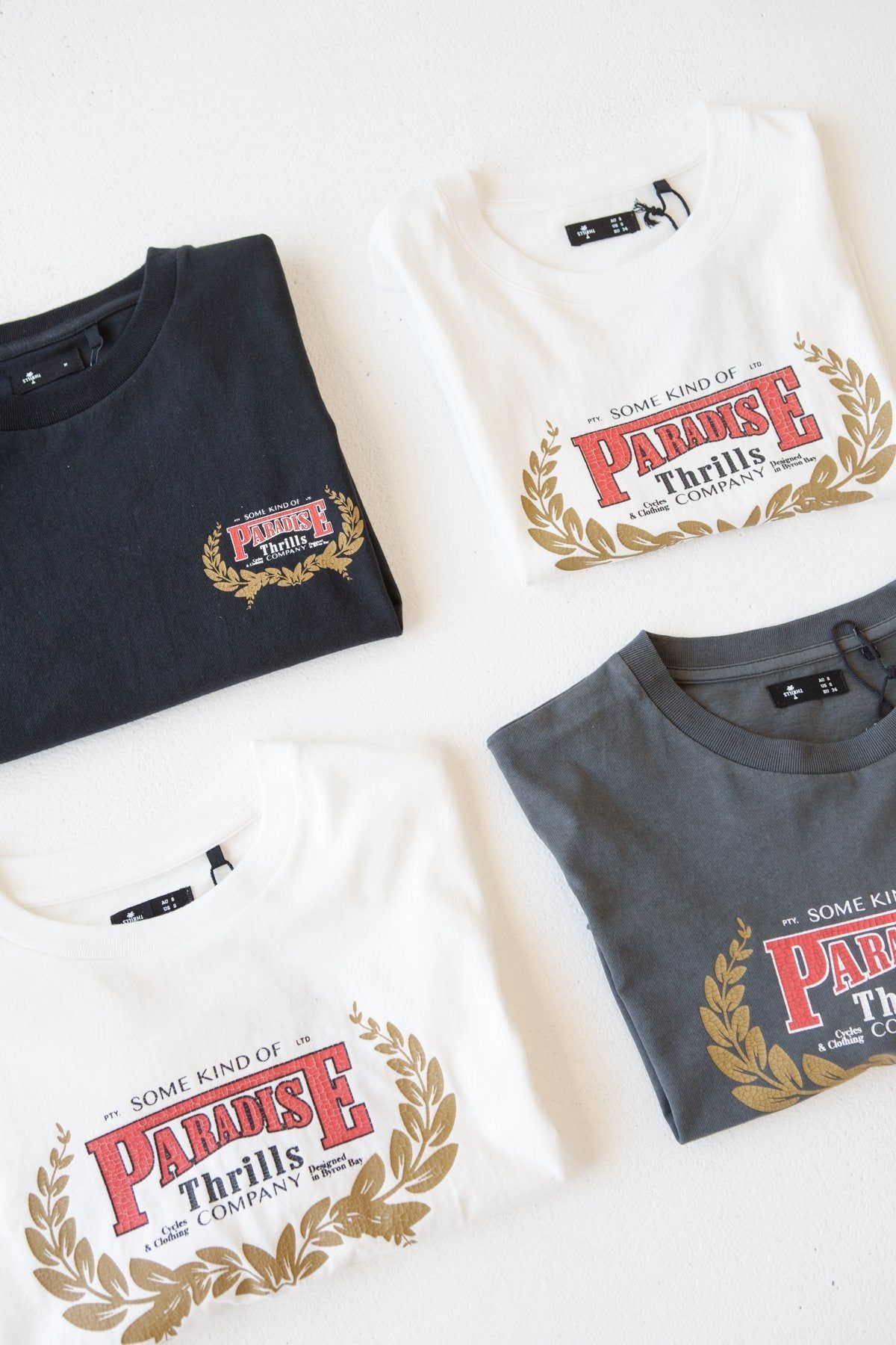 Speed Wreath Merch Fit Tee - Black sold by Thrills product image thumbnail 4