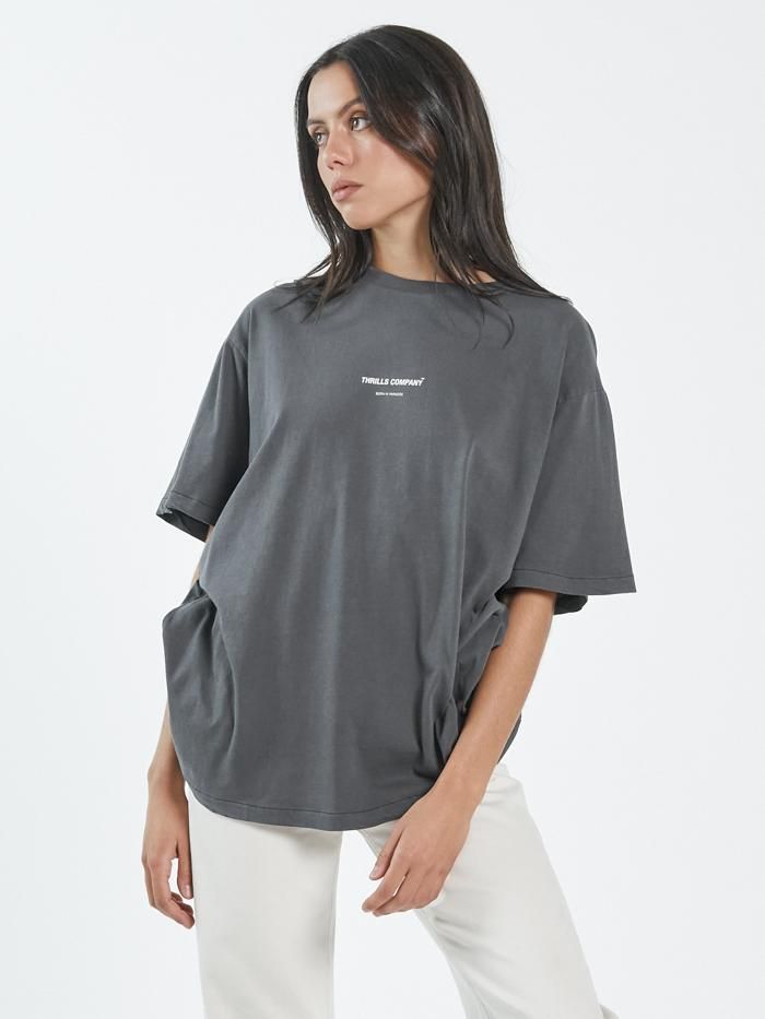 Thrills Stamp Merch Fit Tee - Merch Black sold by Thrills product image thumbnail 3