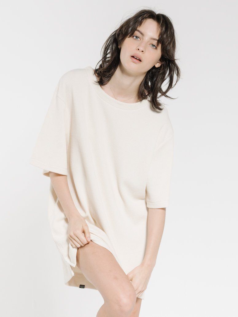 Hiatus Tee Dress - Unbleached sold by Thrills product image thumbnail 3