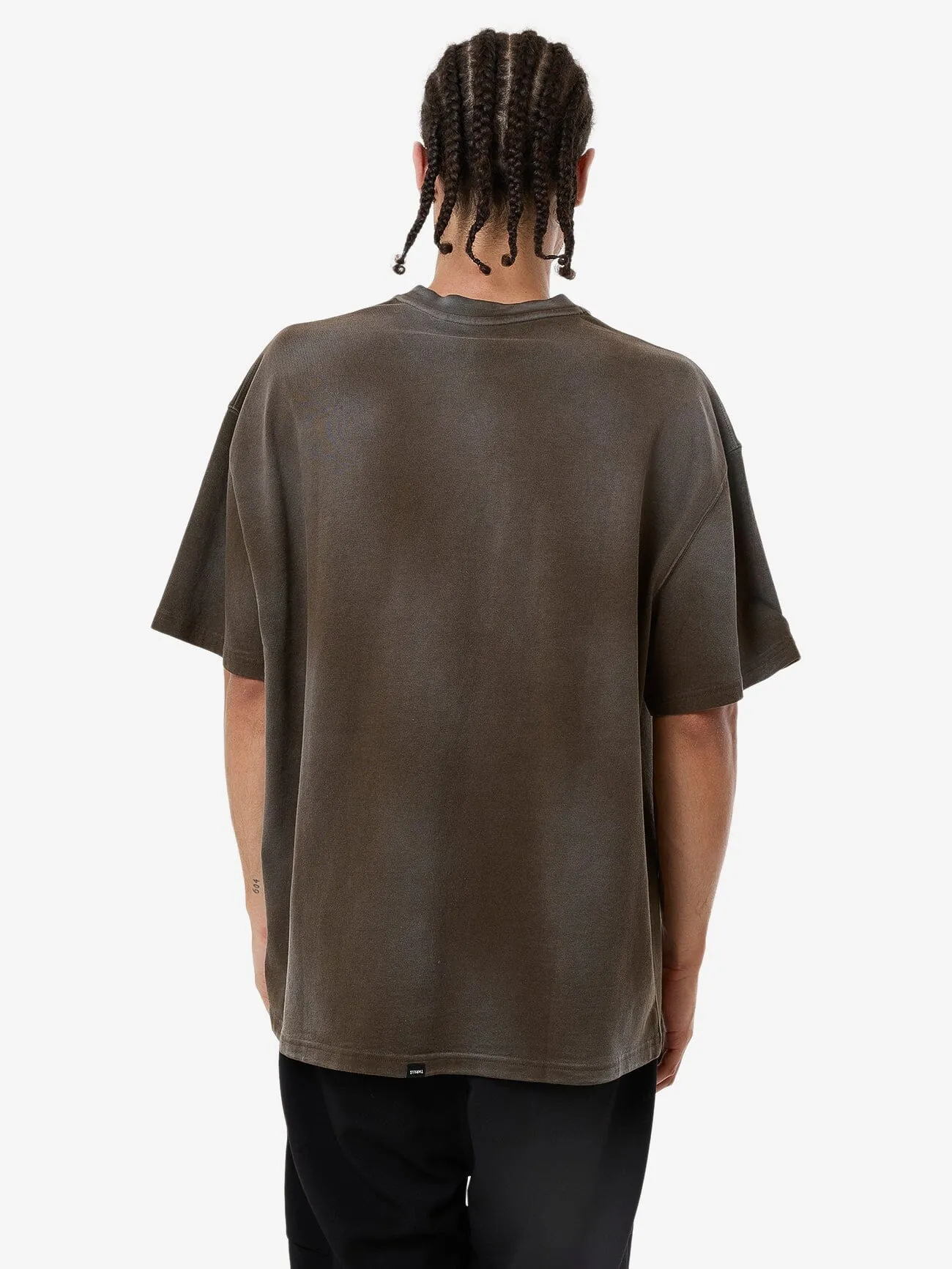 Cortex Worn Box Fit Oversize Tee - Faded Tarmac sold by Thrills product image thumbnail 2