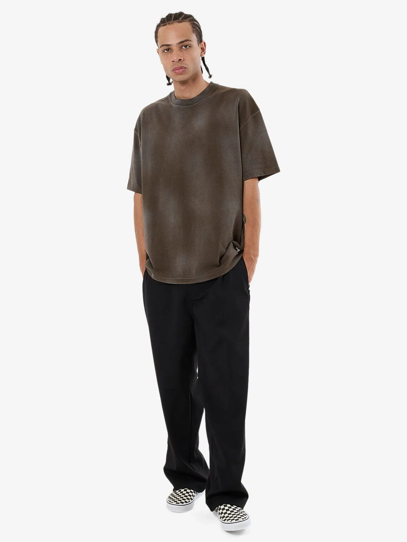 Cortex Worn Box Fit Oversize Tee - Faded Tarmac sold by Thrills product image thumbnail 5