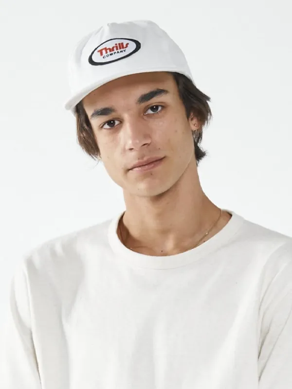 Val Station 5 Panel Cap - Heritage White sold by Thrills