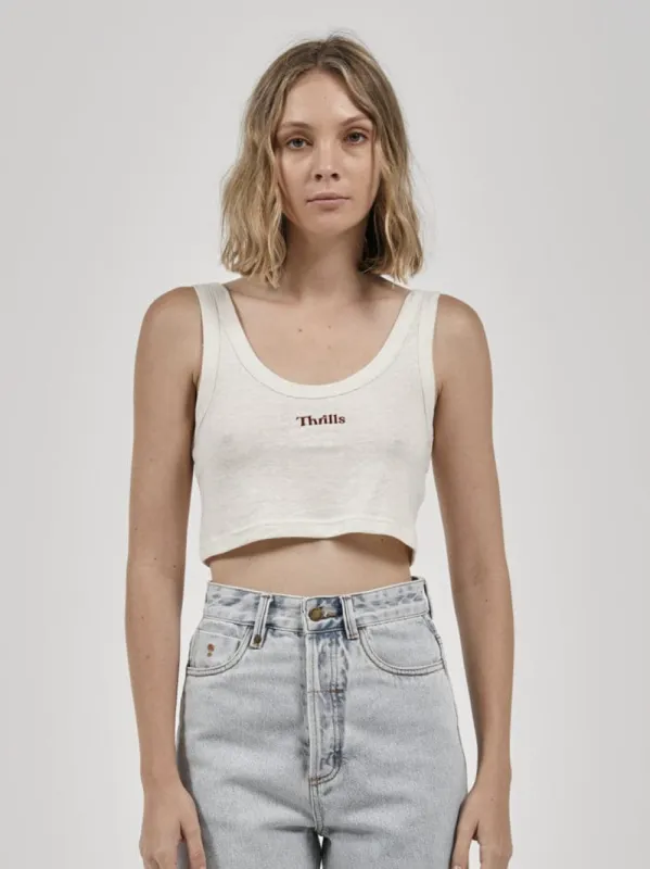 Paradise Thrills Hemp Crop Retro Tank - Tofu sold by Thrills