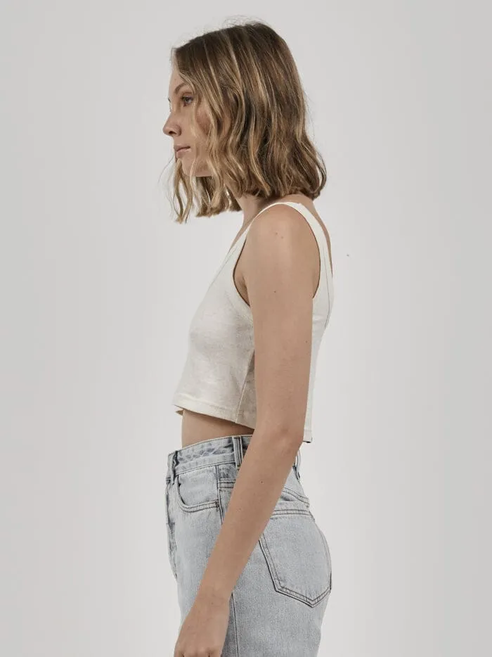 Paradise Thrills Hemp Crop Retro Tank - Tofu sold by Thrills product image thumbnail 3