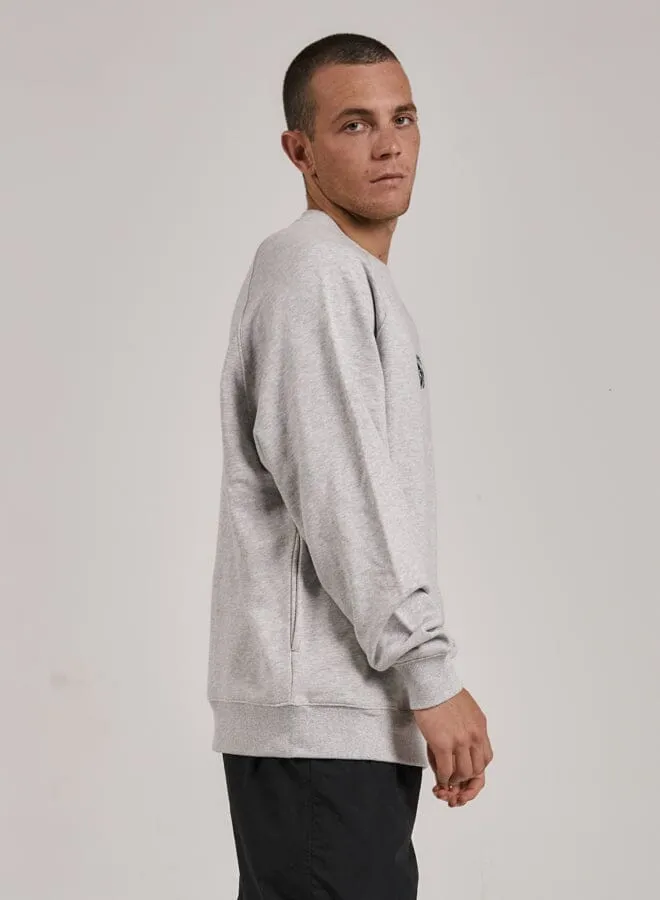 Coat Of Thrills Oversize Raglan Crew - Snow Marle sold by Thrills product image thumbnail 4