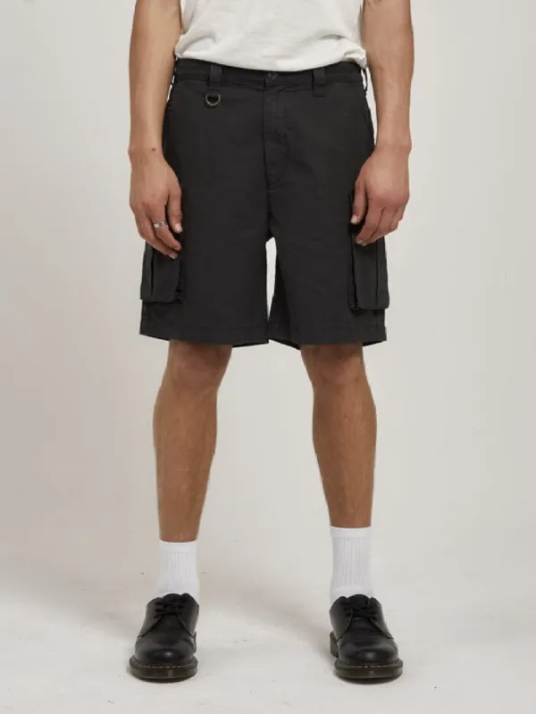 Century Slacker Cargo Short - Dark Charcoal sold by Thrills