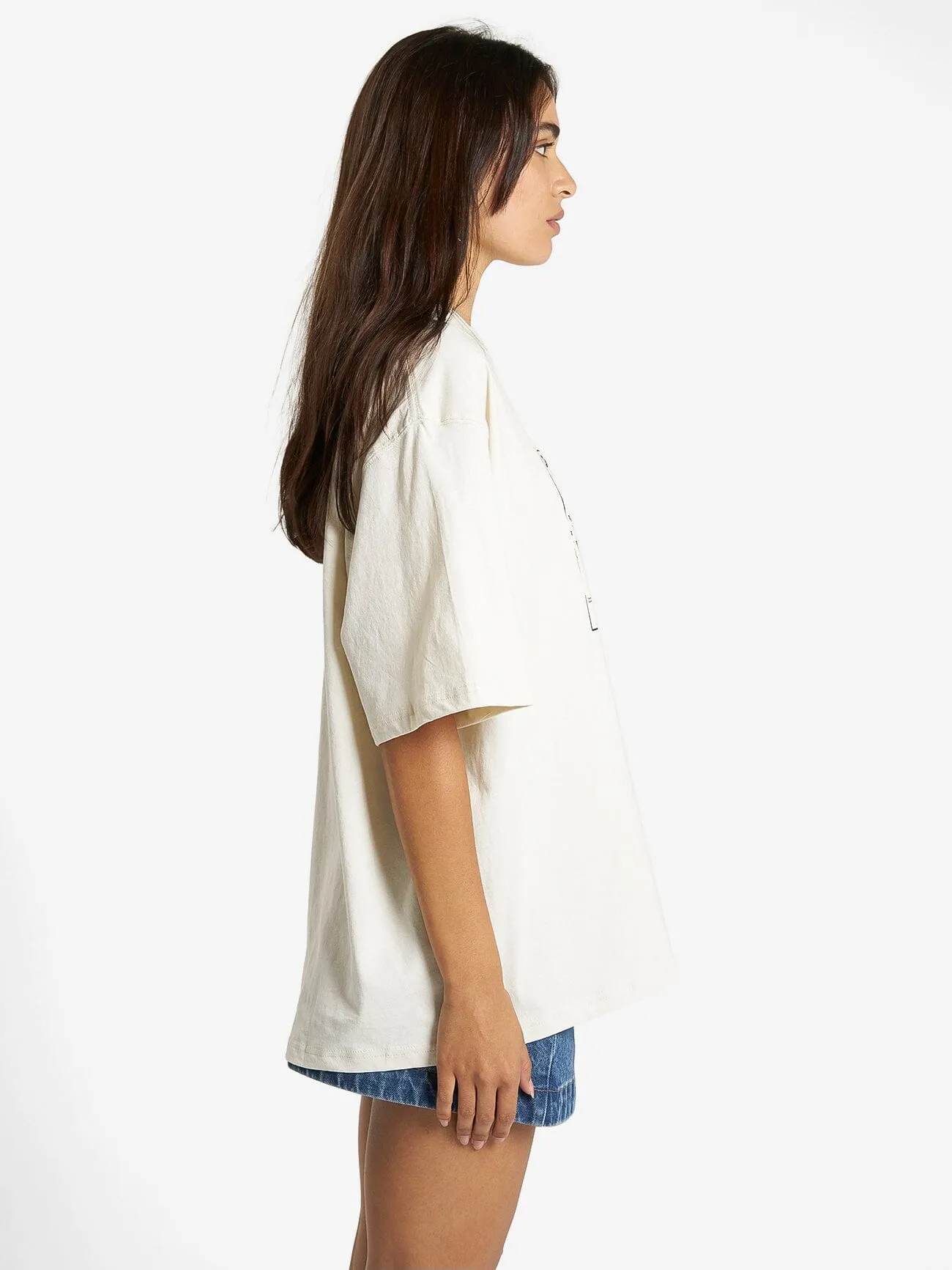 Damage Control Oversized Tee - Heritage White sold by Thrills product image thumbnail 5